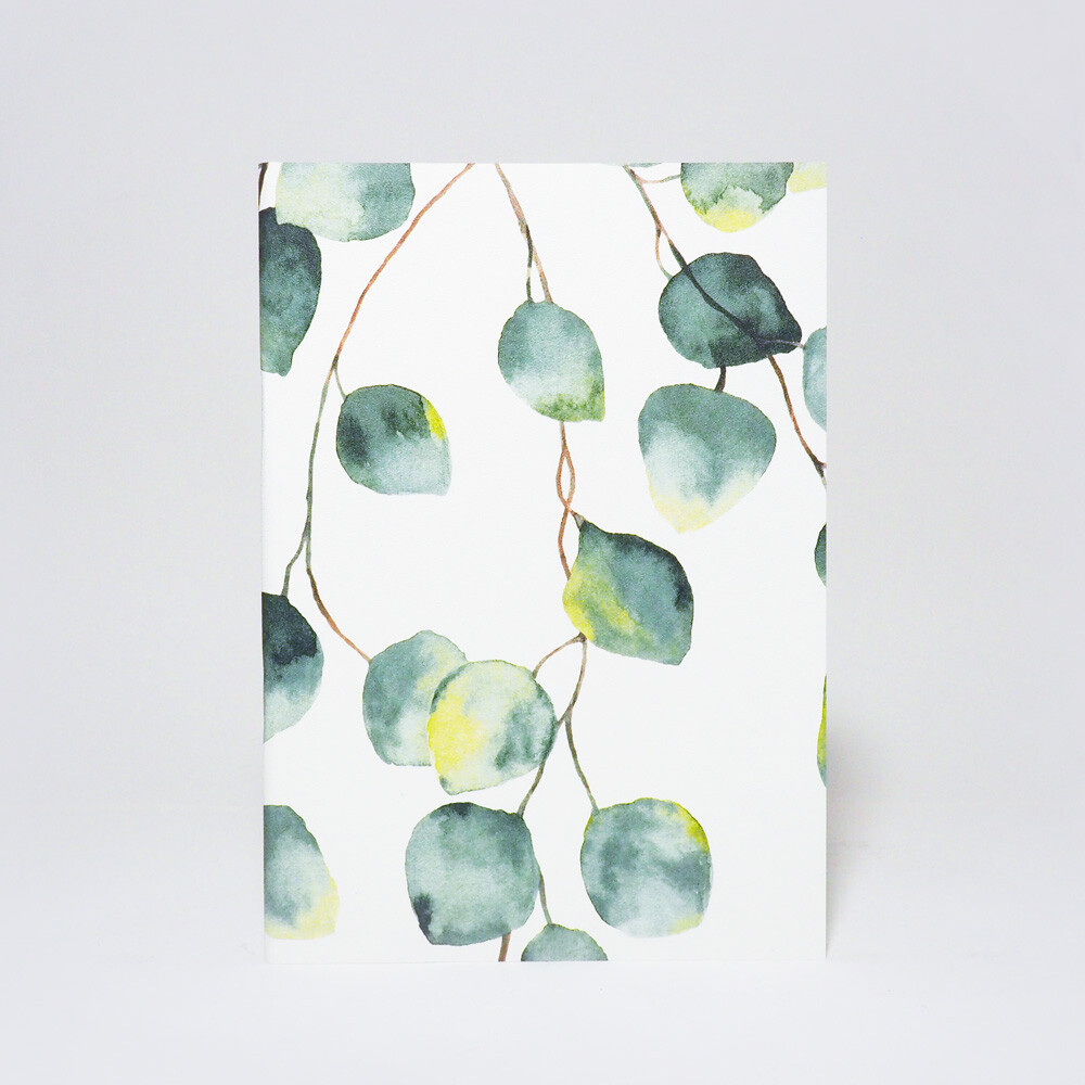 Notizheft A5 / Blätter green 01