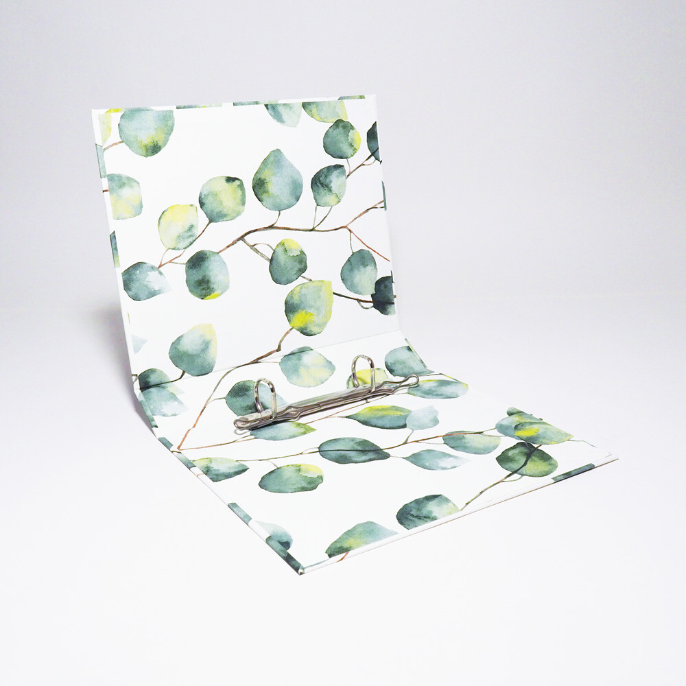 Ringordner A5 / Blätter green 02