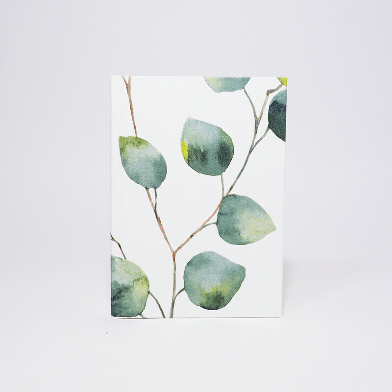 Notizbuch A6 / Blätter green 01