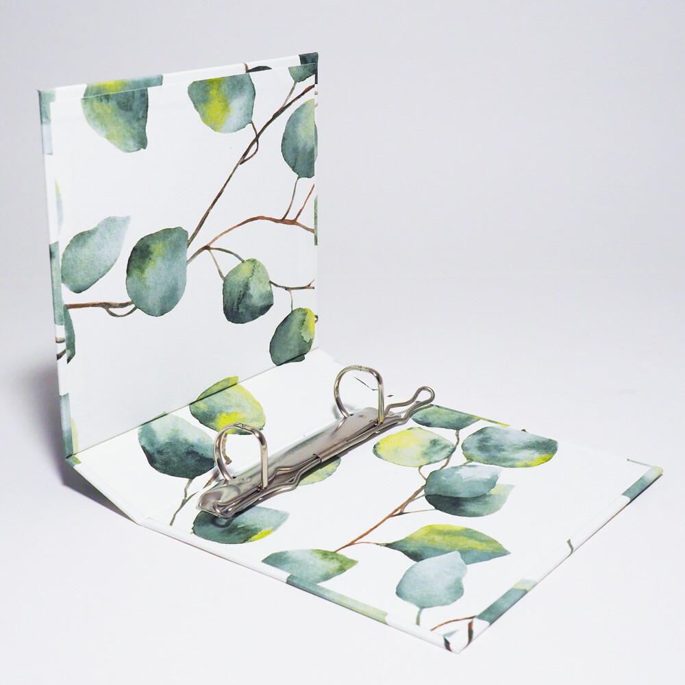 Ringordner A6 / Blätter green 03