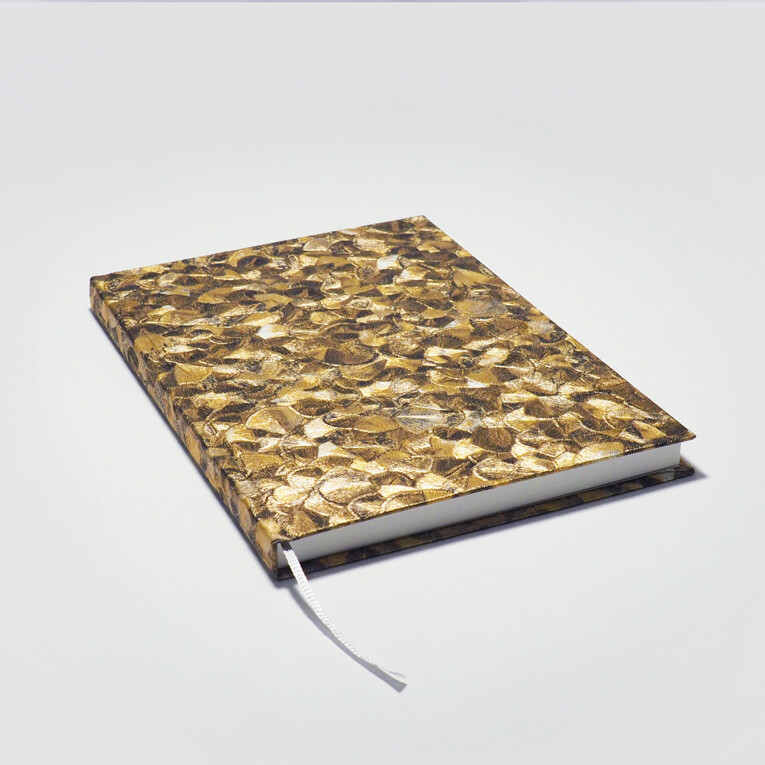 Notizbuch A5 / Glööckler Plume gold 03