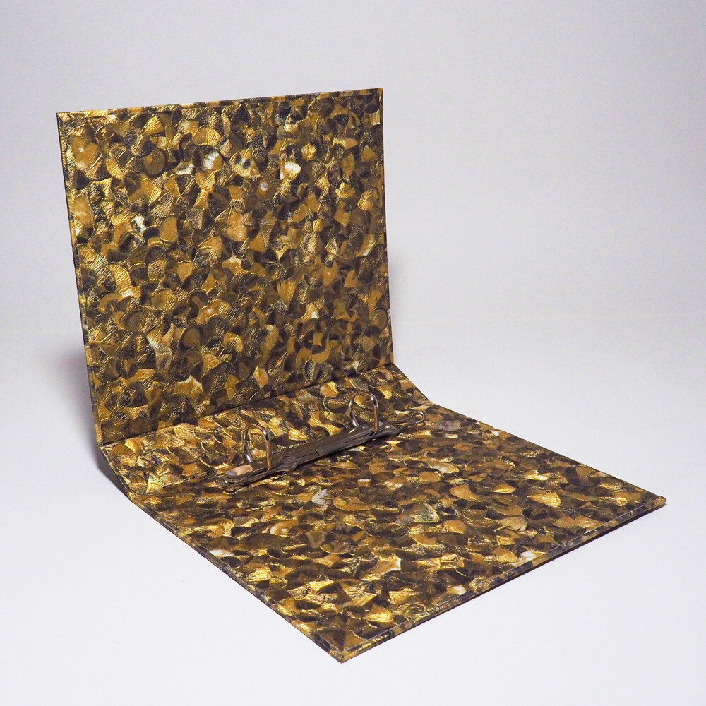 Ringordner A5 / Glööckler Plume gold 02