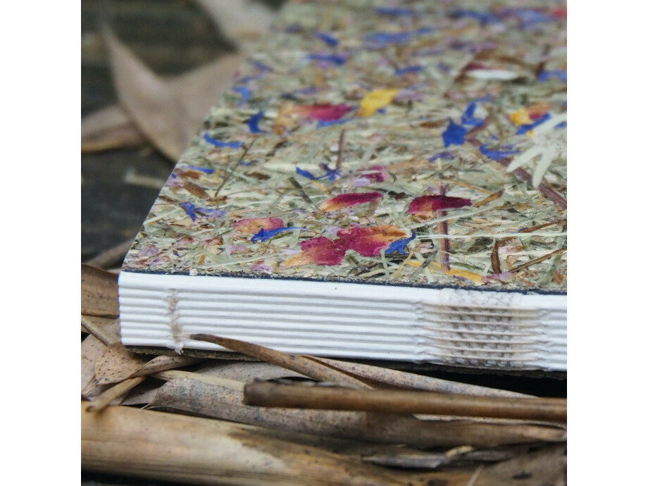 Notizbuch A5 / Bergwiese mit Margerite 02