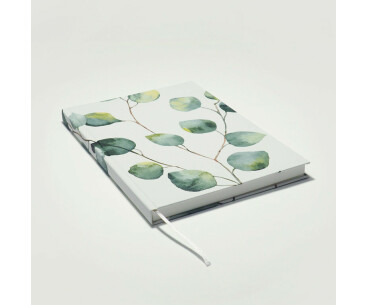 Notizbuch A5 / Blätter green 02