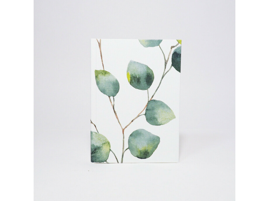 Notizbuch A6 / Blätter green 01