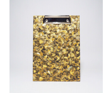 Klemmbrett A5 / Glööckler Plume gold 02
