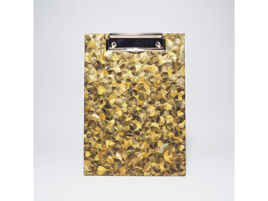 Klemmbrett A5 / Glööckler Plume gold 02