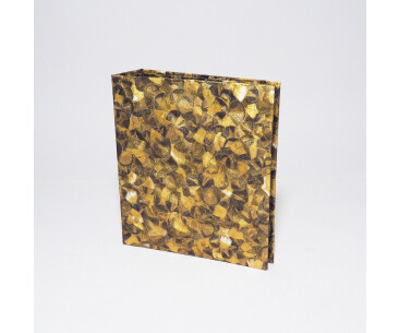 Ringordner A6 / Glööckler Plume gold 01