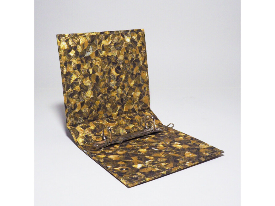 Ringordner A6 / Glööckler Plume gold 02